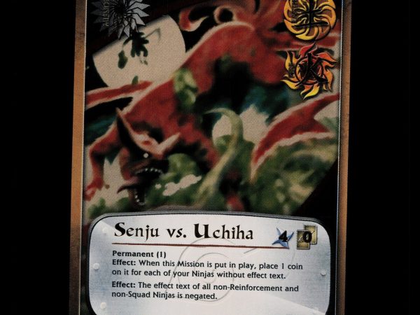 Senju vs. Uchiha - 752 - NM - 1st Edition Foil - S21 - Naruto CCG - D4-11