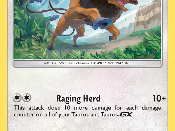 Tauros (129/181) [Sun & Moon: Team Up]