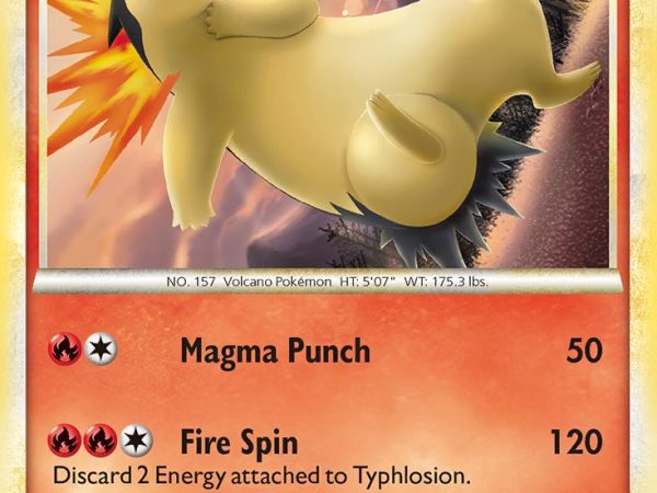 Typhlosion (32/123) (Theme Deck Exclusive) [HeartGold & SoulSilver: Base Set]