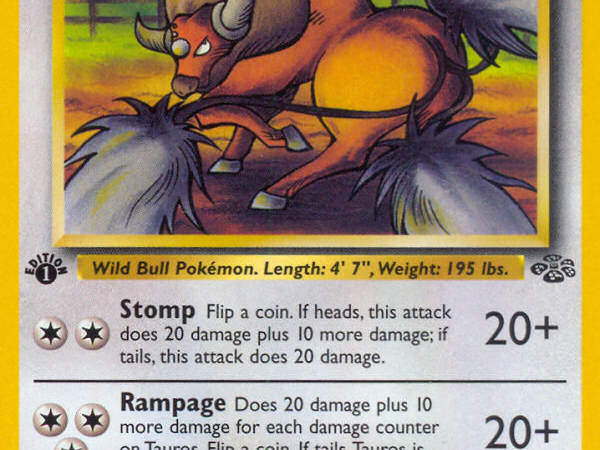 Tauros (47/64) [Jungle 1st Edition]