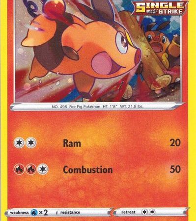 Tepig (023/163) (Cosmos Holo) [Sword & Shield: Battle Styles]