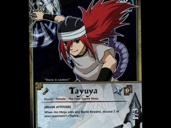 Tayuya - 1312 - NM - 1st Edition Foil - S23 - Naruto CCG - D3-82