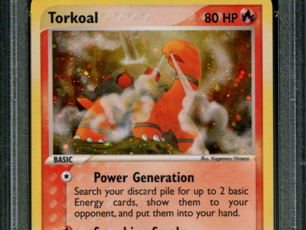 Torkoal - 12/97 - PSA 8 - Holo - Dragon - Pokemon - 80796