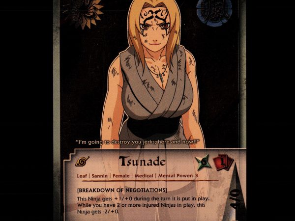 Tsunade - 219 - NM - Foil - Promo - Naruto CCG - E1-80