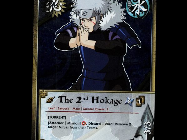 The 2nd Hokage - 1409 - NM - 1st Edition - Foil - Naruto CCG - D3-66