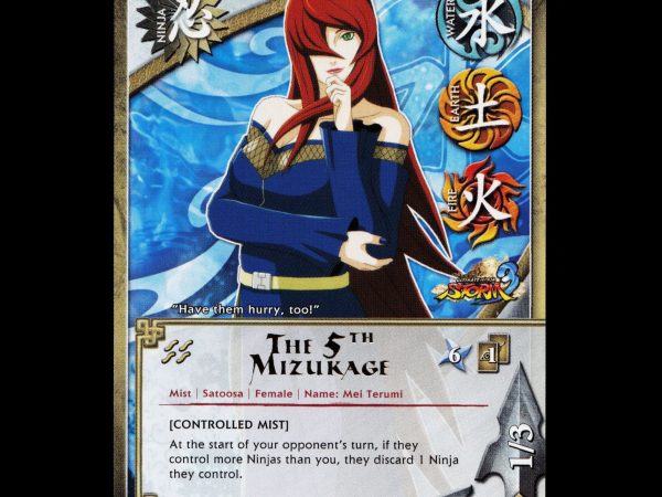 The 5th Mizukage - 1653 - NM - Non-Foil - S28 - Naruto CCG - E1-134