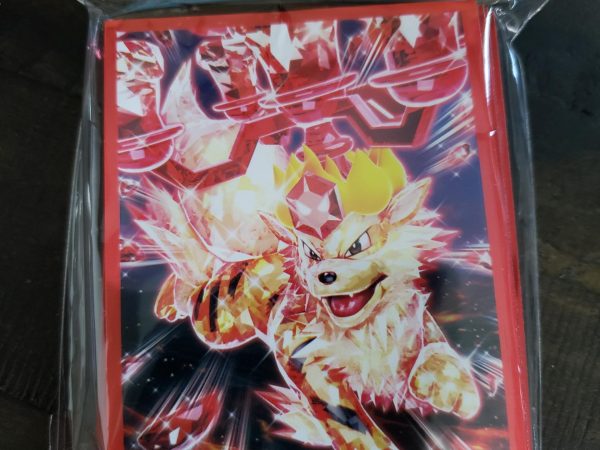 Terastallized Arcanine - Sealed Set of 64 Sleeves - Japanese - Pokemon Center