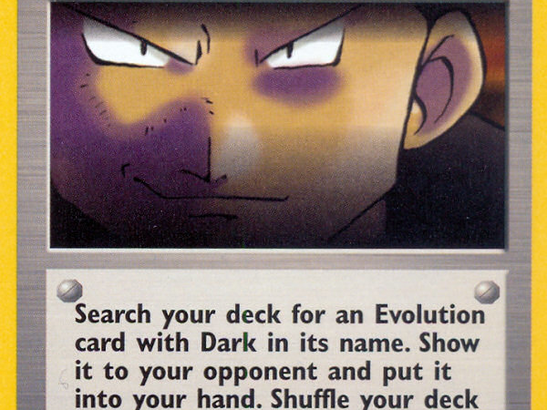The Boss's Way (73/82) [Team Rocket 1st Edition]
