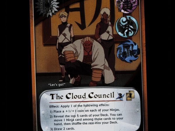 The Cloud Council - 899 - NM - 1st Edition Foil - S25 - Naruto CCG - D4-61