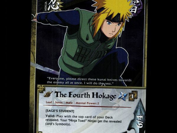 The Fourth Hokage - 914 - NM - 1st Edition Foil - S18 - Naruto CCG - D4-123
