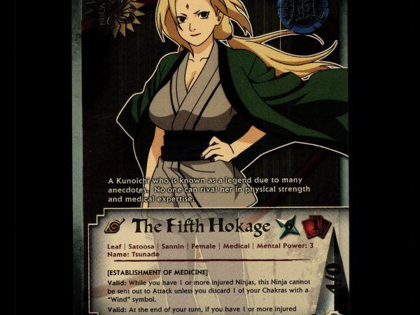 The Fifth Hokage - 372 - NM - 1st Edition - Foil - Naruto CCG - D4-251
