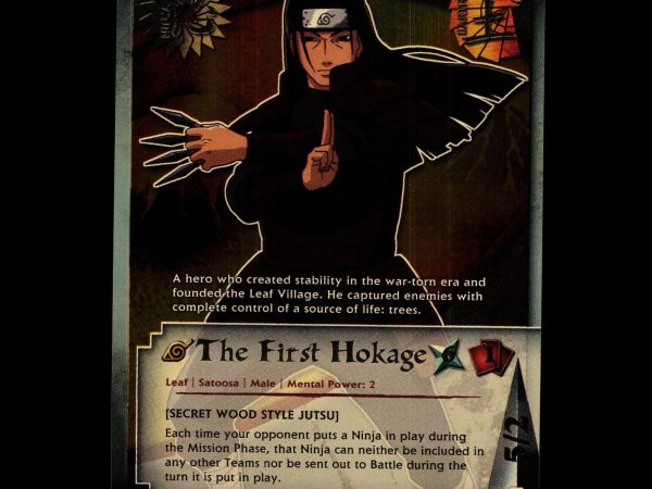 The First Hokage - 368 - NM - 1st Edition - Foil - Naruto CCG - D4-250