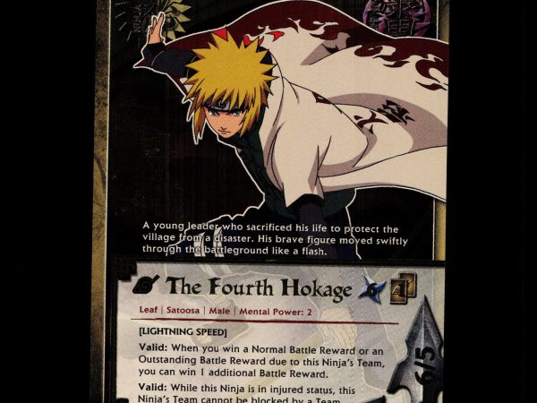 The Fourth Hokage - 371 - NM - 1st Edition - Foil - Naruto CCG - D4-79