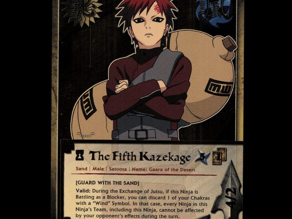 The Fifth Kazekage - 465 - NM - 1st Edition - Foil - Naruto CCG - D4-163