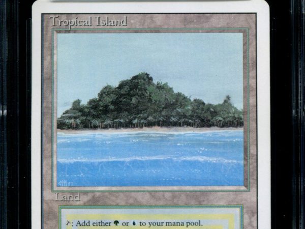 Tropical Island - CGC 8.5 - Rare - Revised Edition - Magic the Gathering - 70032