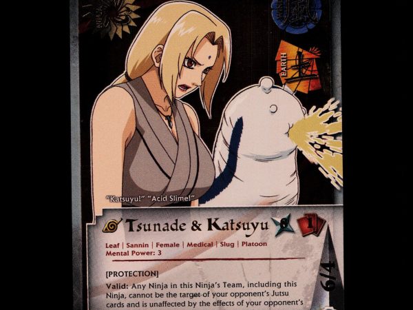 Tsunade & Katsuyu - us060 - NM - 1st Edition - Foil - Naruto CCG - D4-331