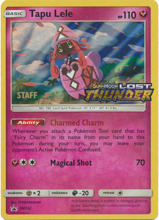 Tapu Lele (Staff Prerelease Promo) [SM Black Star Promos]