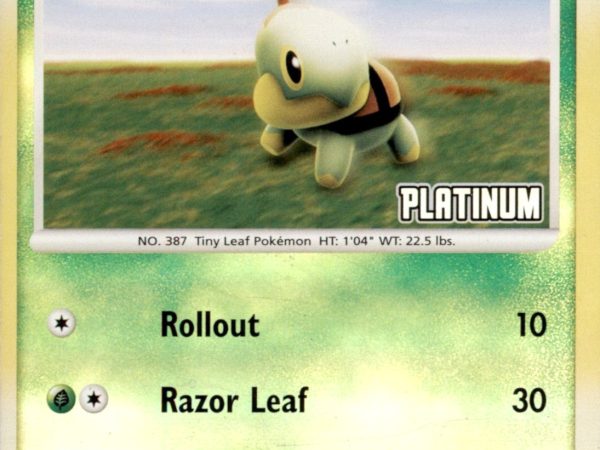 Turtwig LV.11 (77/100) (Platinum) [Burger King Promos: 2008 Collection]