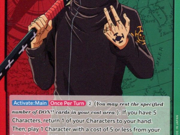Trafalgar Law - OP01-02 - Leader - English - One Piece TCG OP-01
