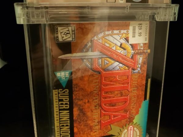 The Legend of Zelda A Link to the Past - Player's Choice - SNES - WATA 9.0 - A Seal - Brand New