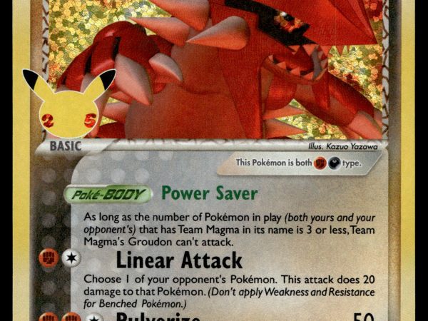 Team Magma's Groudon - 9/95 - NM - Holo - Celebrations - Pokemon - A9-134