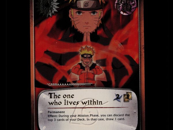 The One Who Lives Within - 381 - NM - 1st Edition - Foil - Naruto CCG - D4-165