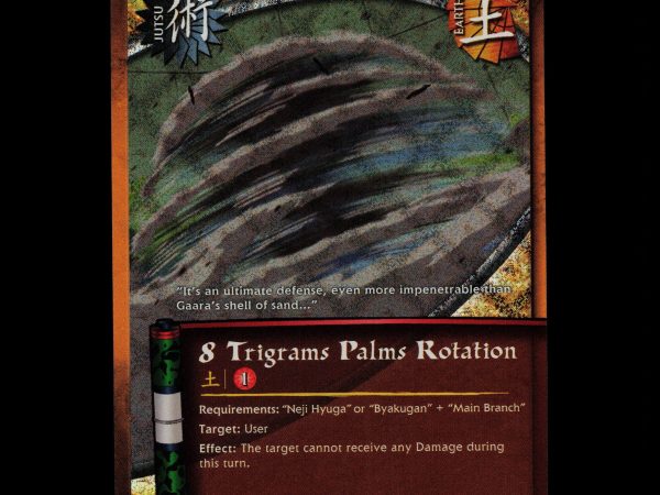 8 Trigrams Palms Rotation - 143 - NM - Unlimited - Diamond Foil - Naruto CCG - D3-132