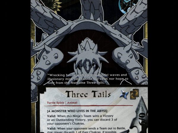 Three Tails - 814 - NM - 1st Edition - Foil - Naruto CCG - D4-293