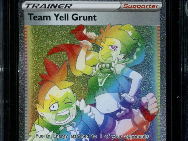 Team Yell Grunt - 210/202 - CGC 9.5 Gem Mint - Sword & Shield - 02310