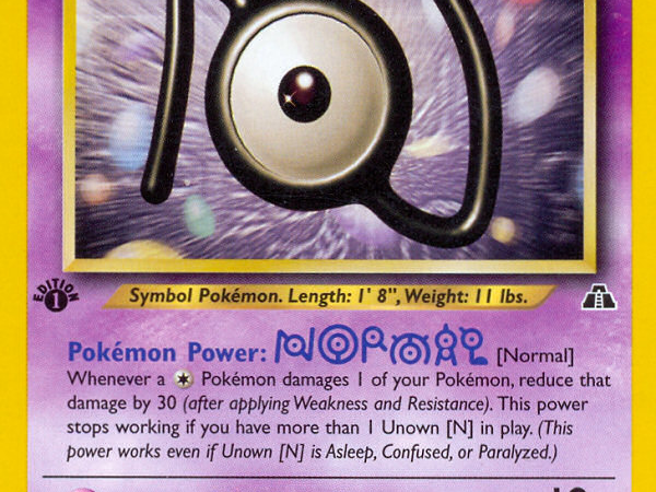 Unown [N] (50/75) [Neo Discovery 1st Edition]