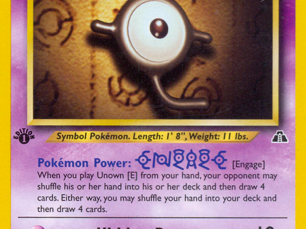 Unown [E] (67/75) [Neo Discovery 1st Edition]
