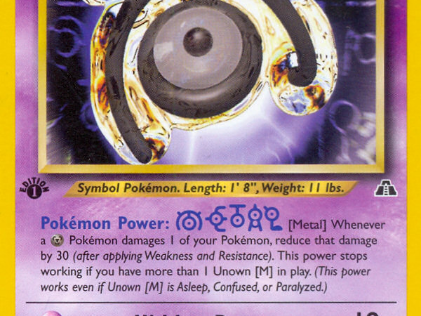 Unown [M] (49/75) [Neo Discovery 1st Edition]