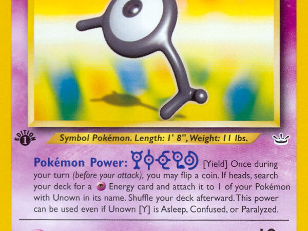Unown [Y] (40/64) [Neo Revelation 1st Edition]