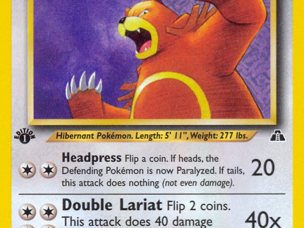 Ursaring (34/75) [Neo Discovery 1st Edition]