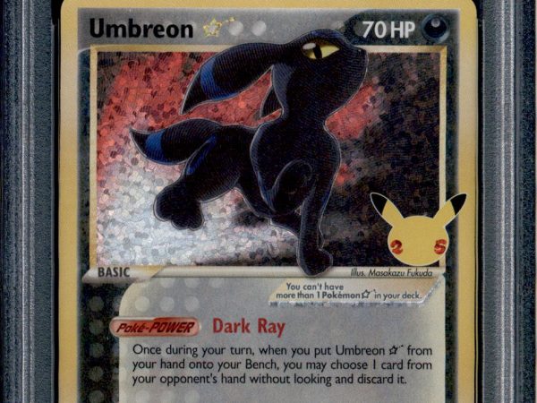 Umbreon Gold Star - 17/17 - PSA 10 - Holo - Celebrations - Pokemon - 21993
