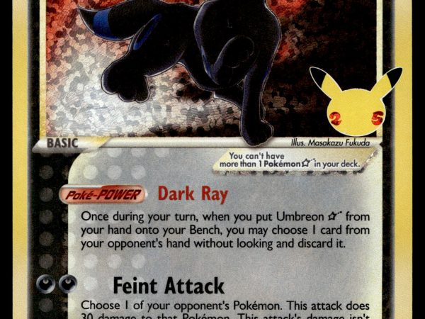 Umbreon Gold Star - 17/17 - NM - Ultra Rare - Celebrations - Pokemon - A6-84