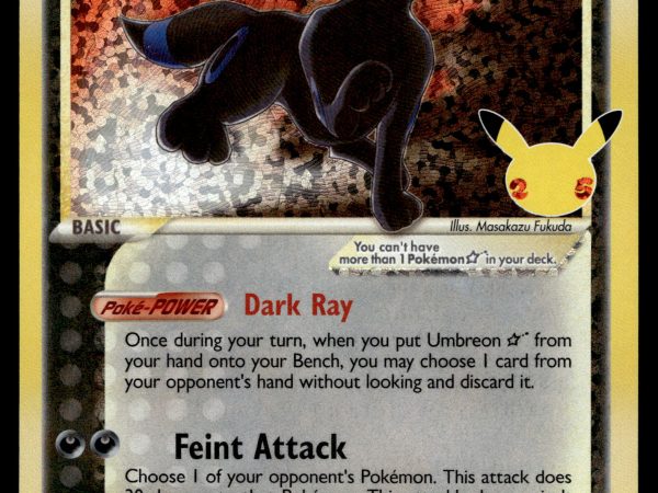 Umbreon Gold Star - 17/17 - NM - Ultra Rare - Celebrations - Pokemon - A6-82