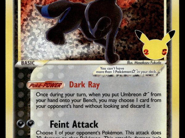 Umbreon Gold Star - 17/17 - NM - Ultra Rare - Celebrations - Pokemon - A6-85