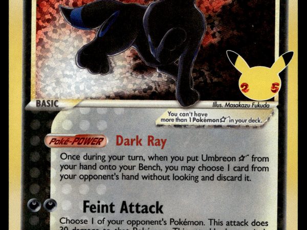 Umbreon Gold Star - 17/17 - NM - Ultra Rare - Celebrations - Pokemon - A6-83