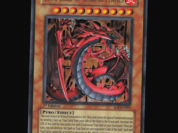 Uria, Lord of Searing Flames - SOI-EN001 - LP - 1st Edition Ultra - SOI - Yu-Gi-Oh - D2-1