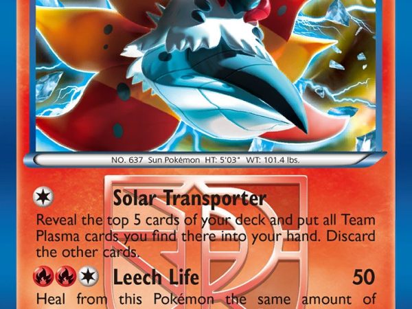 Volcarona (13/101) (Theme Deck Exclusive) [Black & White: Plasma Blast]