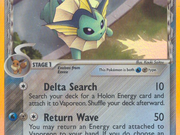 Vaporeon (18/113) (Delta Species) [EX: Delta Species]