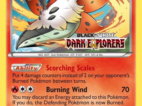 Volcarona (BW40) (Staff Prerelease Promo) [Black & White: Black Star Promos]