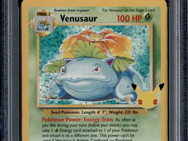 Venusaur - 15/102 - PSA 9 - Holo - Celebrations - Pokemon - 76502