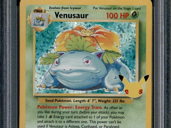 Venusaur - 15/102 - PSA 10 - Holo - Celebrations - Pokemon - 62003