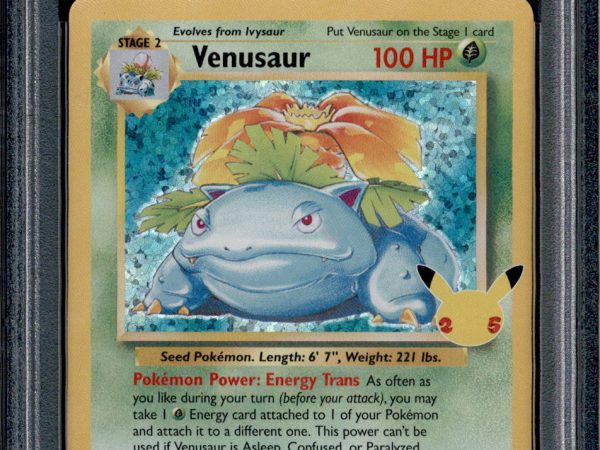 Venusaur - 15/102 - PSA 9 - Holo - Celebrations - Pokemon - 76507
