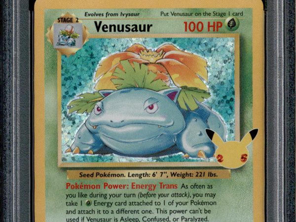 Venusaur - 15/102 - PSA 10 - Holo - Celebrations - Pokemon - 76508