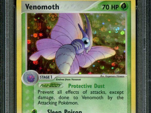 Venomoth - 49/112 - PSA 9 - Reverse Holo - FRLG - Pokemon - 80893