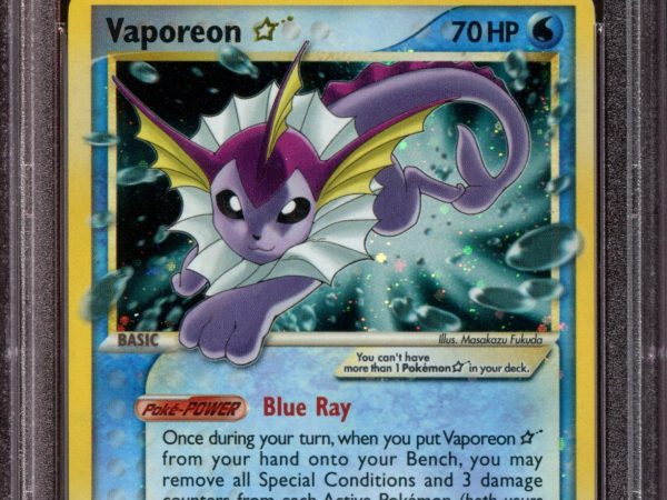 Vaporeon Gold Star - 102/108 - PSA 10 - EX Power Keepers - 68155
