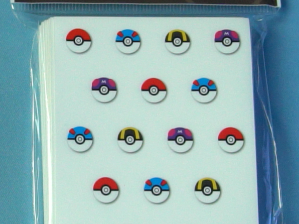 Variety PokeBall Sleeves - Set of 64 Sleeves - Japanese - Pokemon Center